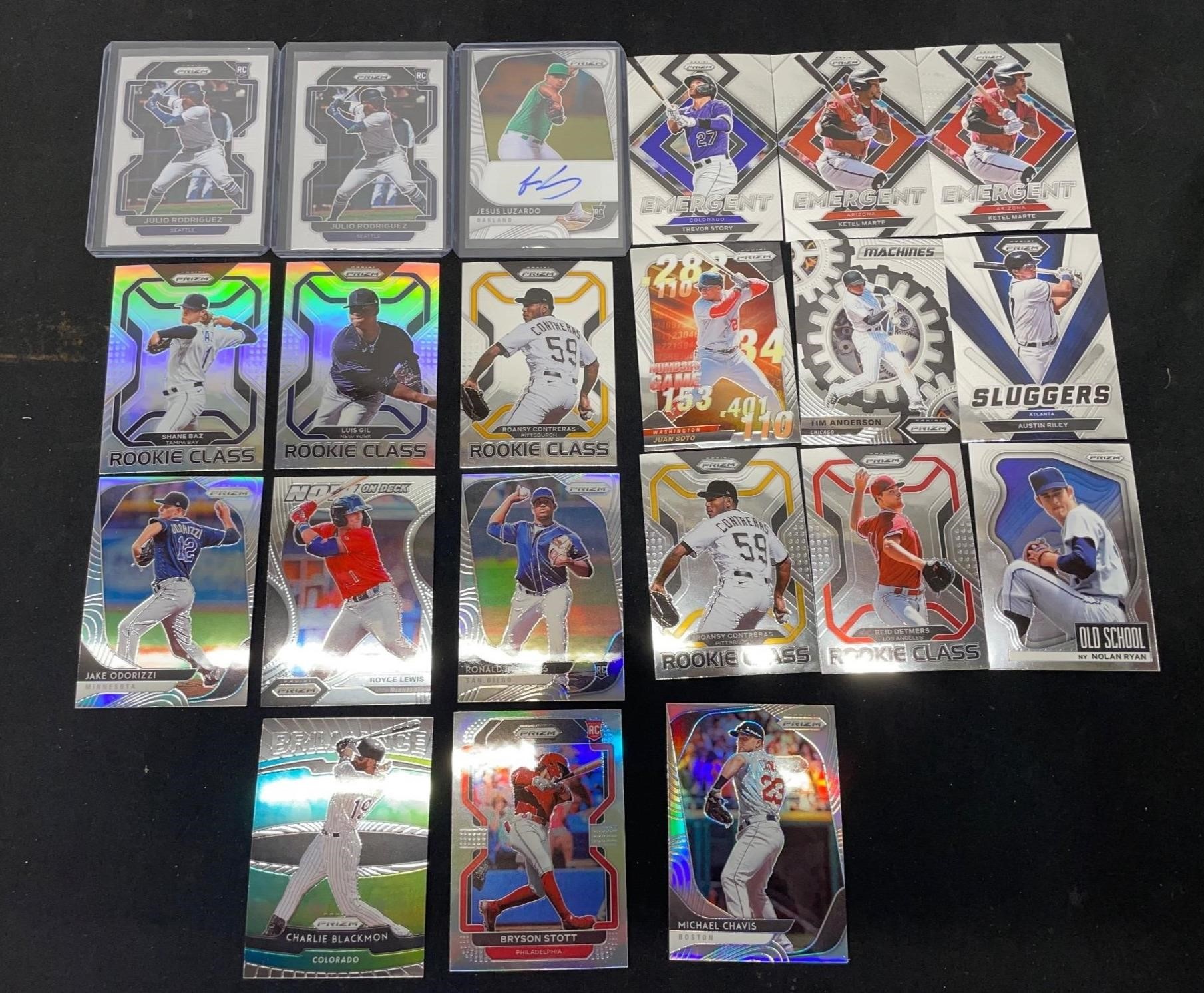 21x Panini Prizm MLB Cards