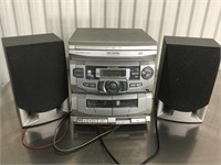 Sharp stereo with speakers
