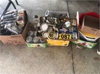 Lg. lot of canning jars & supplies  - NO SHIPPING