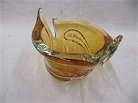 AMBER CUT GLASS