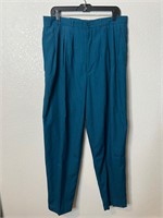 Vintage Policy Blue Pleated Trousers