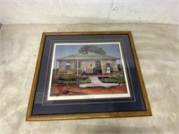 FRAMED AND MATTERD "THE MILLER HOUSE" PRINT