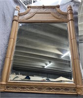 Capris / Wicker-Bamboo Style Wall Mirror 
Height