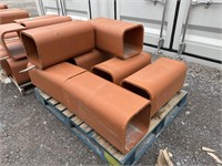 (7)PCS Of Clay Chimney Tile