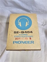 NOS Pioneer 4-Channel Stereo Headphones