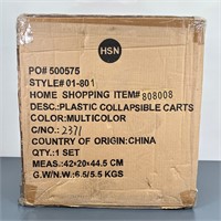 Brand New - Plastic Collapsible Cart - HSN