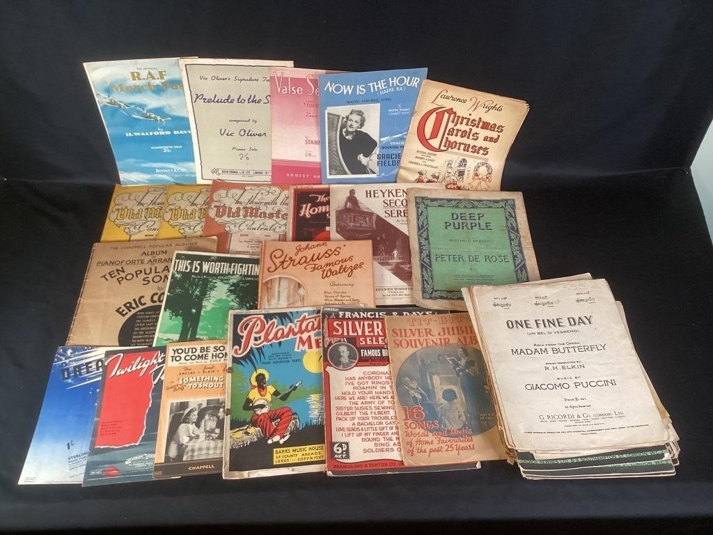 Vintage Sheet Music Collection