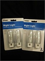 Two new two count photocell activated Night