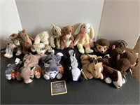 Lot of Assorted Ty Collectible Land Animals