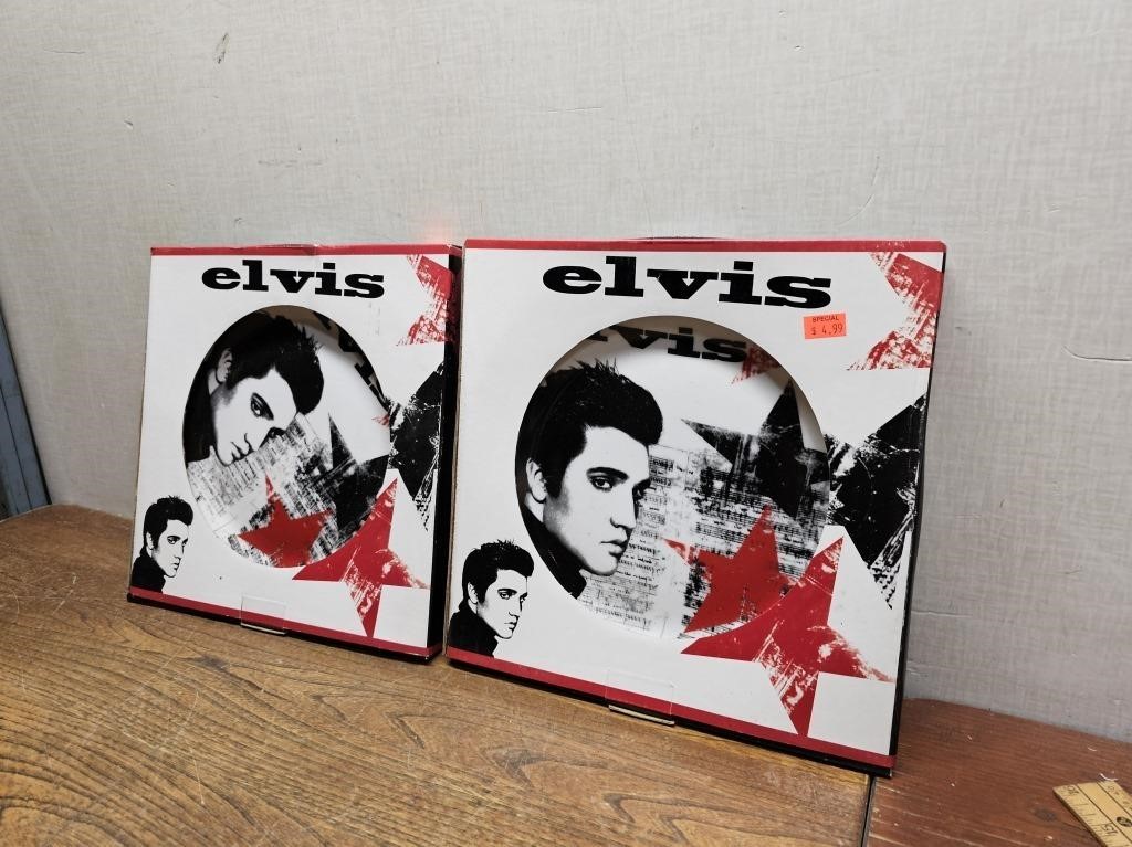 NEW 2 ELVIS Collector Plates