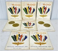 Lot Of 1960s Indianapolis 500 Race Programs