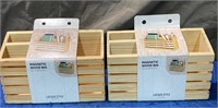 LockerStyle Magnetic Wooden Bin
