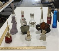 Lot of Avon perfume bottles/figurines