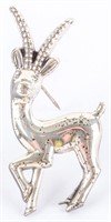 Jewelry Sterling Silver Coro Gazelle Brooch