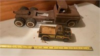 2 RUSTIC TONKA TRUCKS