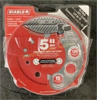 Diablo 5” Sanding Discs 120 Grit