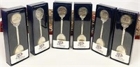New Lot of 6 Virginia Quarter Spoons From 2000