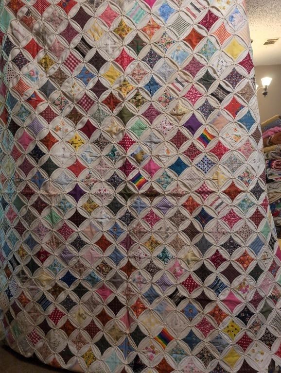 Cathedral Window quilt