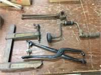 Antique metal tools