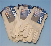 3 Pairs Bob Dale Leather Driver Gloves XL
