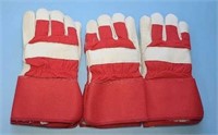 3 Pairs Zenith Cowhide insul. gloves XL