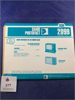 Vintage Sams Photofact Folder No 2099 TVs