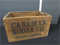ORIGINAL ANTIQUE CANADIAN KODAK CAMERA CRATE