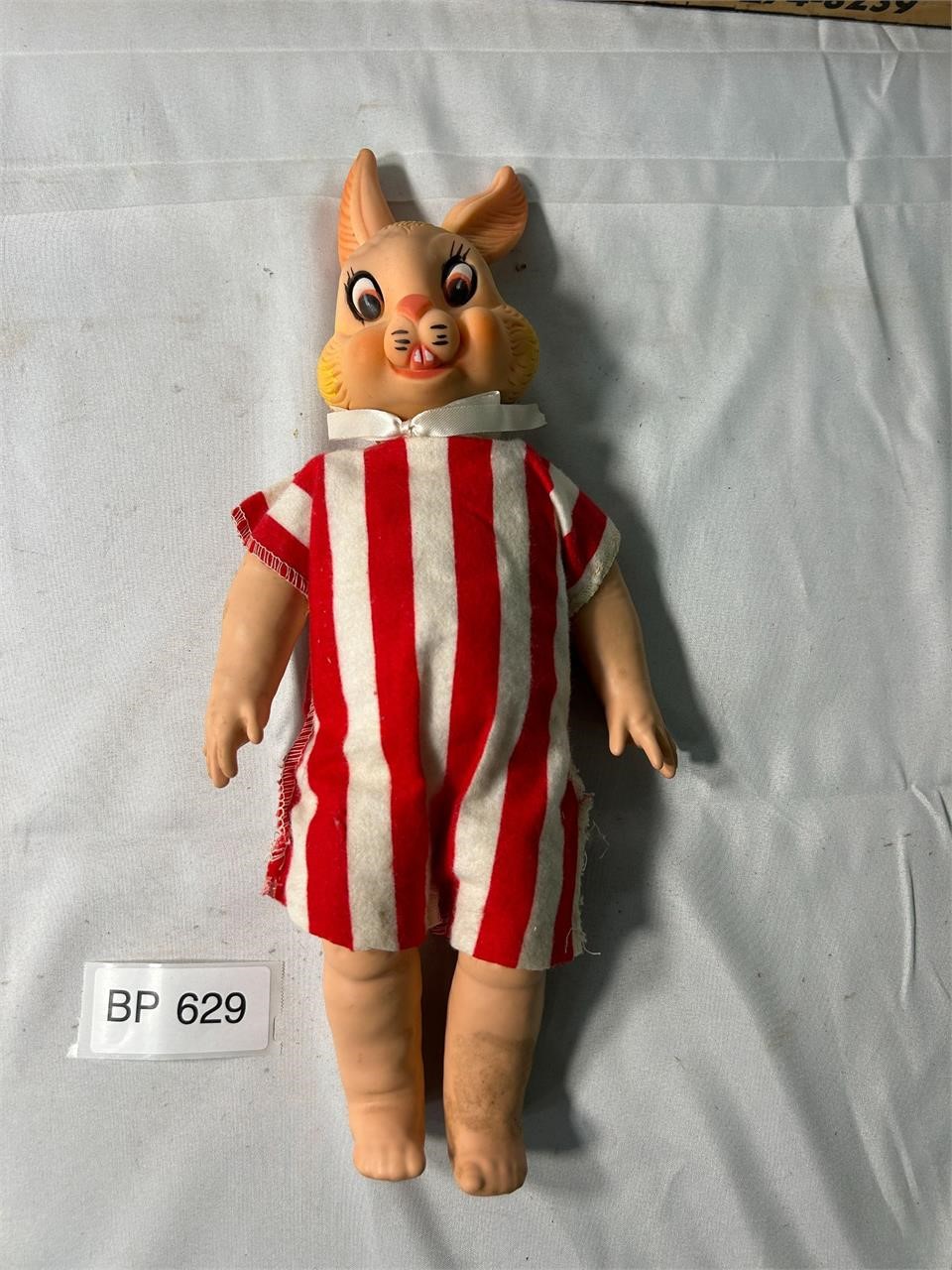 VTG Kids Toy Rubber Rabbit Doll