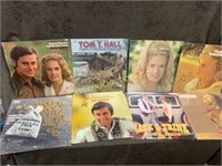Tom T Hall George Jones Tammy Wynette & more LPs