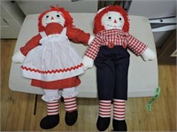 New Raggedy Anne & Andy 23"T