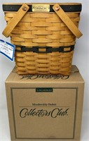 2000 Collectors Club Longaberger Basket NIB