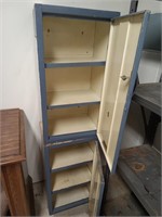 2 small metal cabinets, 14" x 11" 25.5"