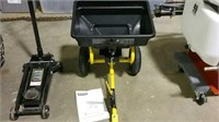 Yardworks 85-pound broadcast spreader