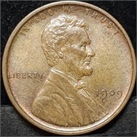 1909 Lincoln Wheat Cent BU