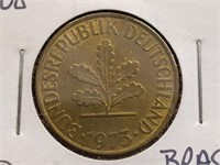 1973 W.Germany brass plated steel coin