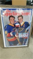 26x38 Framed Poster Of Brett Hull & Wayne Gretzky