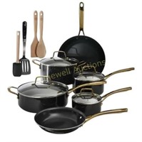 Used Martha Stewart Castelle Steel 10-pc. Cookware