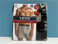 Men's XL 4 Pack Izod Knit Boxers