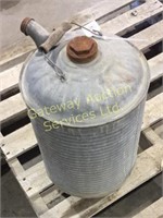 3 gallon metal water jug