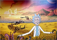 Autograph COA Rick and Morty Photo