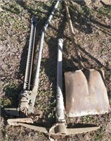 Shop Tools - Jack, Shovel,  Axe