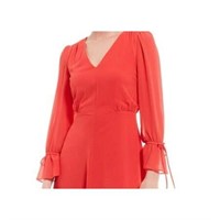 $109  VINCE CAMUTO Coral Tie Keyhole Dress 16