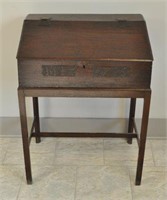 18TH C. DESK WITH STAND