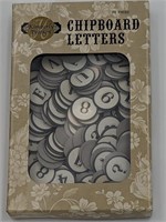 188 Pcs Chipboard Letters Tags / Letters Home DIY