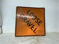 LOOSE GRAVEL SIGN