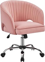 Yaheetech Velvet Desk Chair  Pink - Home