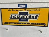 Porcelain Chevrolet Sign