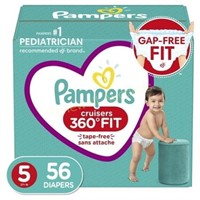 Pampers Cruisers 360 Fit  Size 5  112 ct