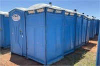 10- Blue Portable Toilets