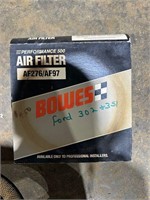 (1) Bowes Air Filter